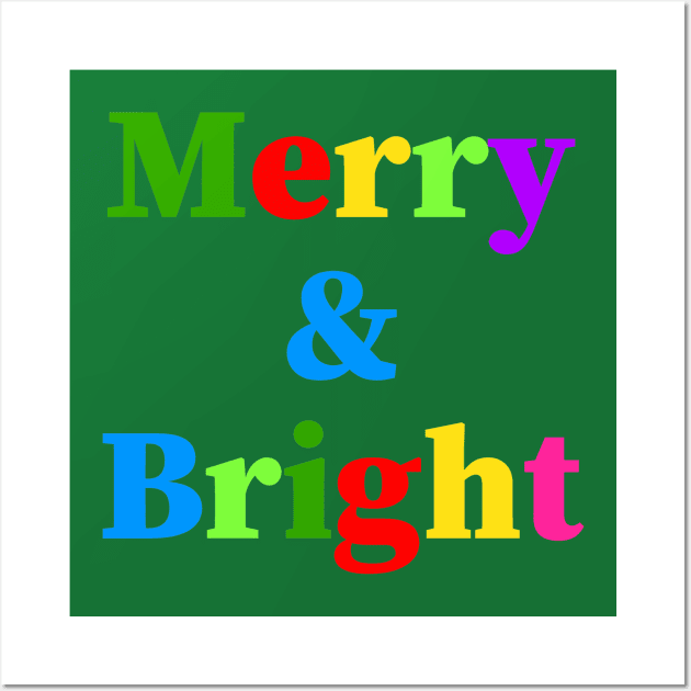 MERRY And Bright Wall Art by SartorisArt1